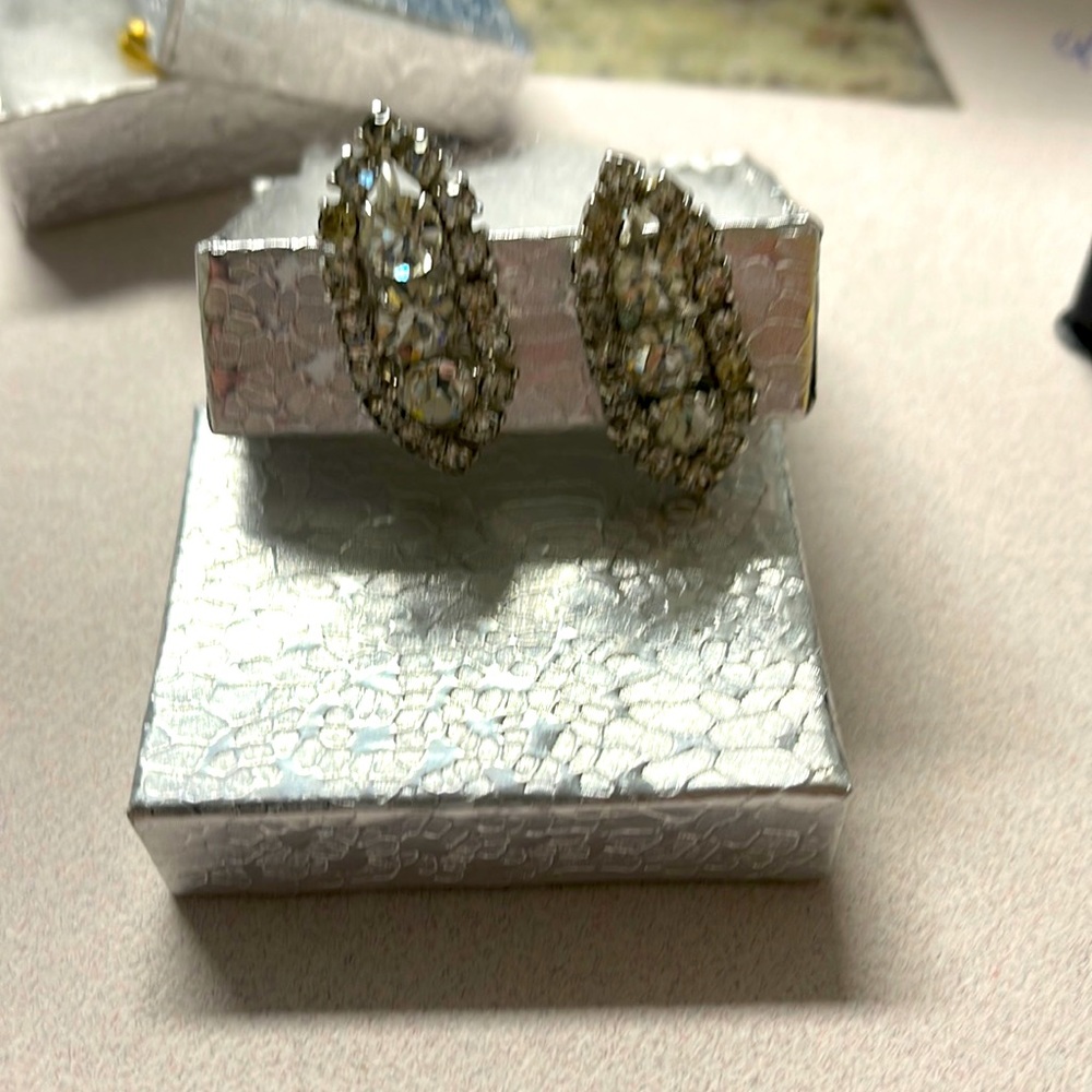 Kramer of NY Rhinestones vintage large and small rhinestones